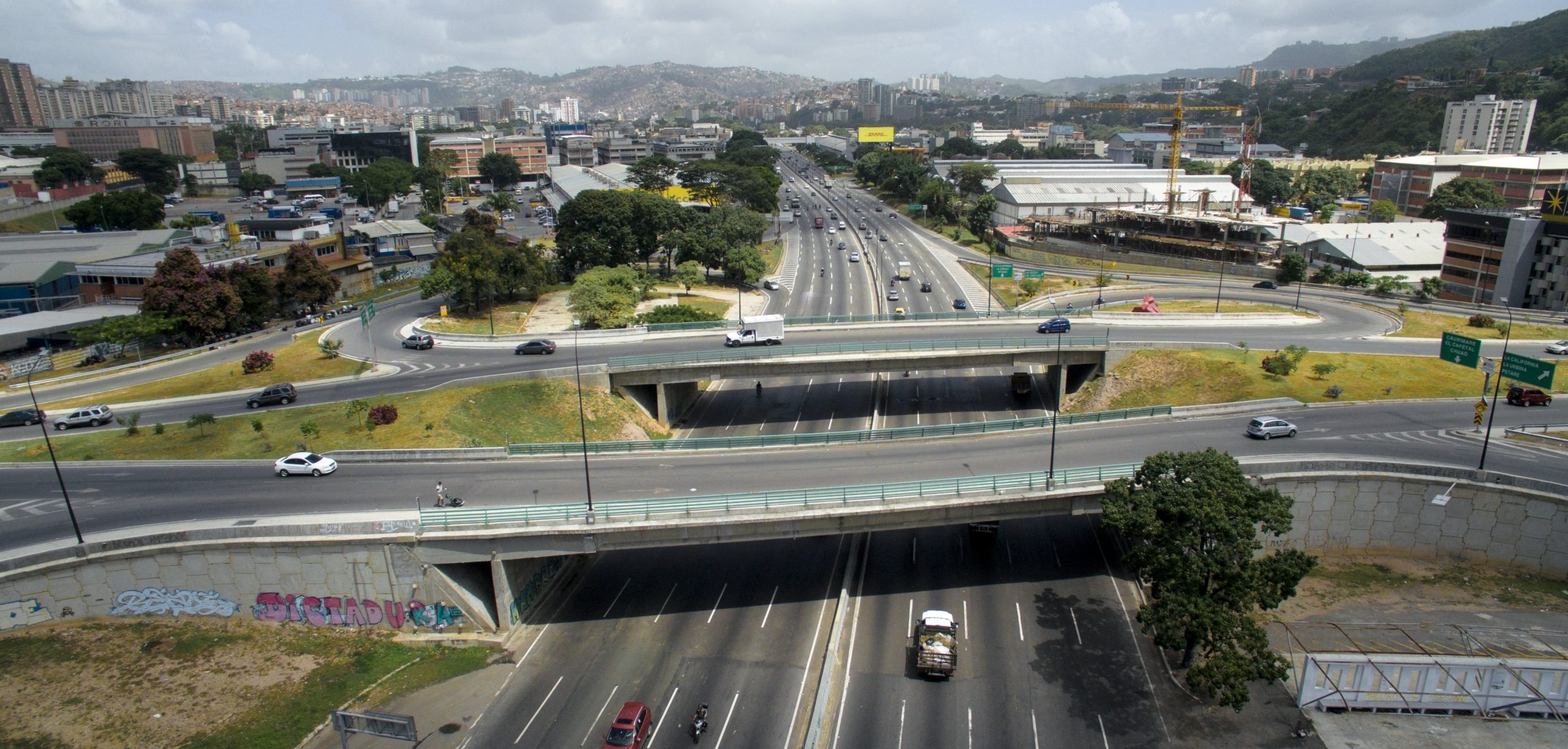 Cierre parcial del Distribuidor Los Ruices