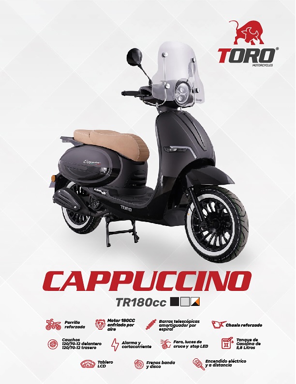 La Toro Capuccino TR180 tiene un precio de $2.090