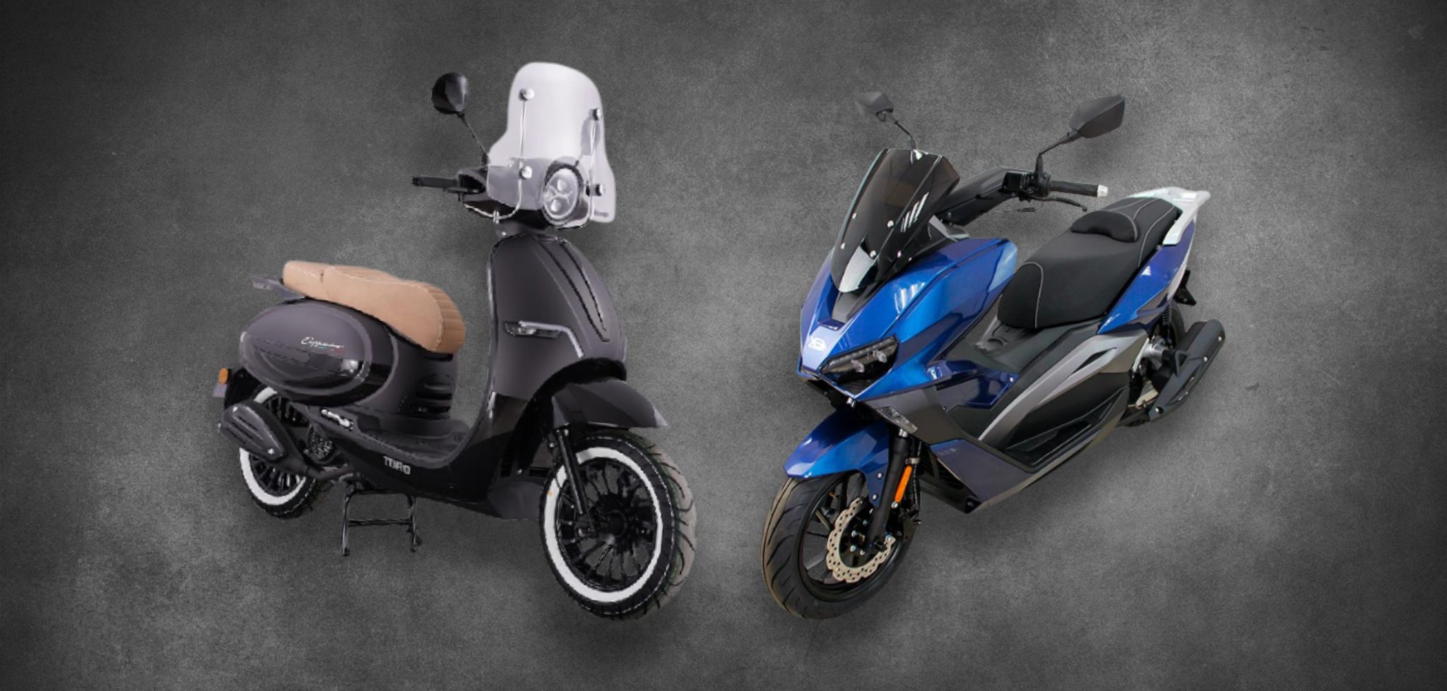 Capuccino TR180 vs New Outlook II: ¿cuál scooter es mejor?