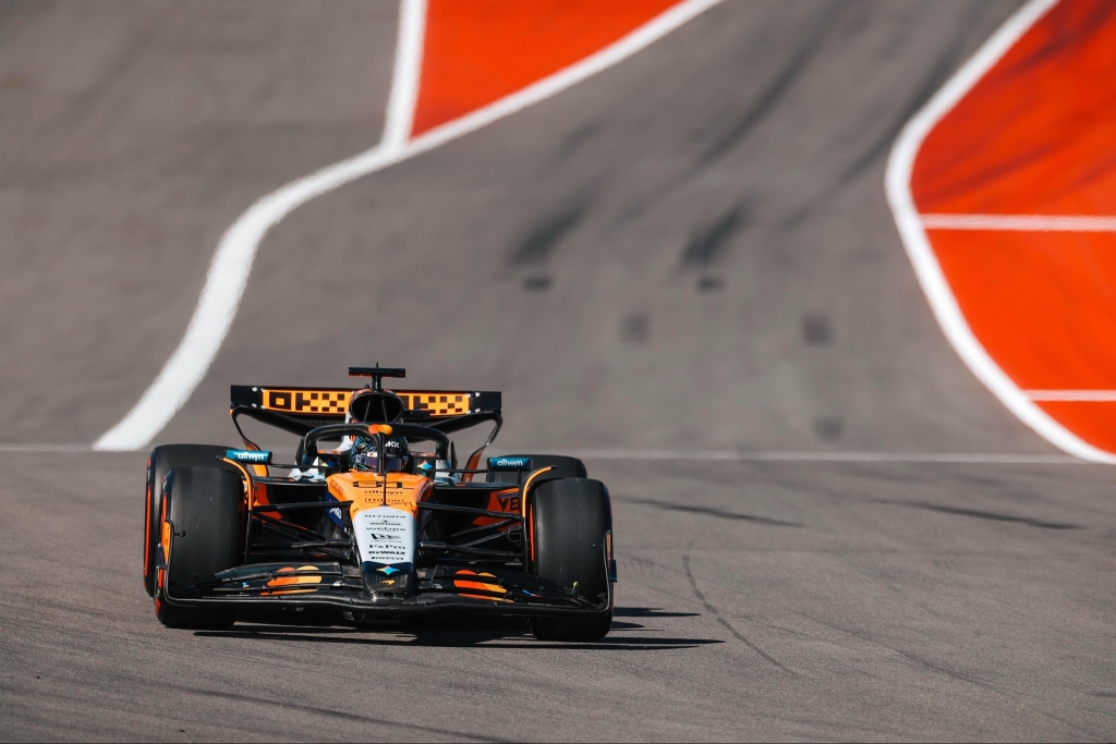 Oscar Piastri solo logró alcanzar el puesto 5 en la carrera en Estados Unidos.