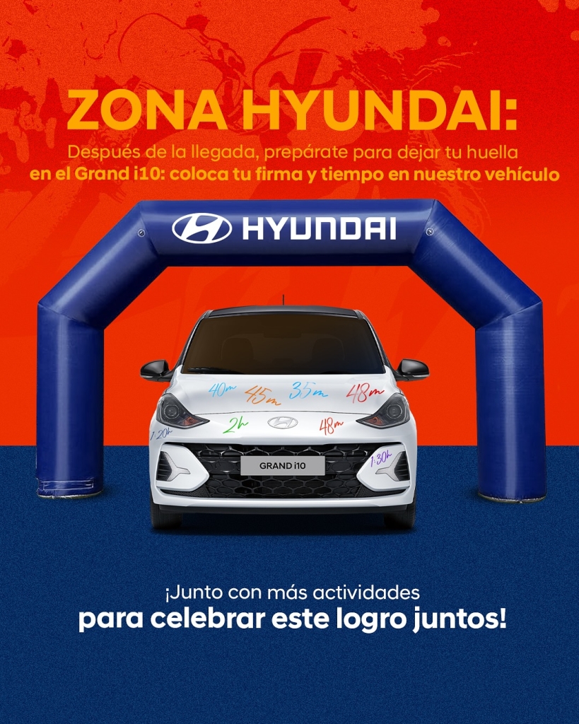 El Hyundai Grand i10 estará en la Gatorade Caracas Rock 2025