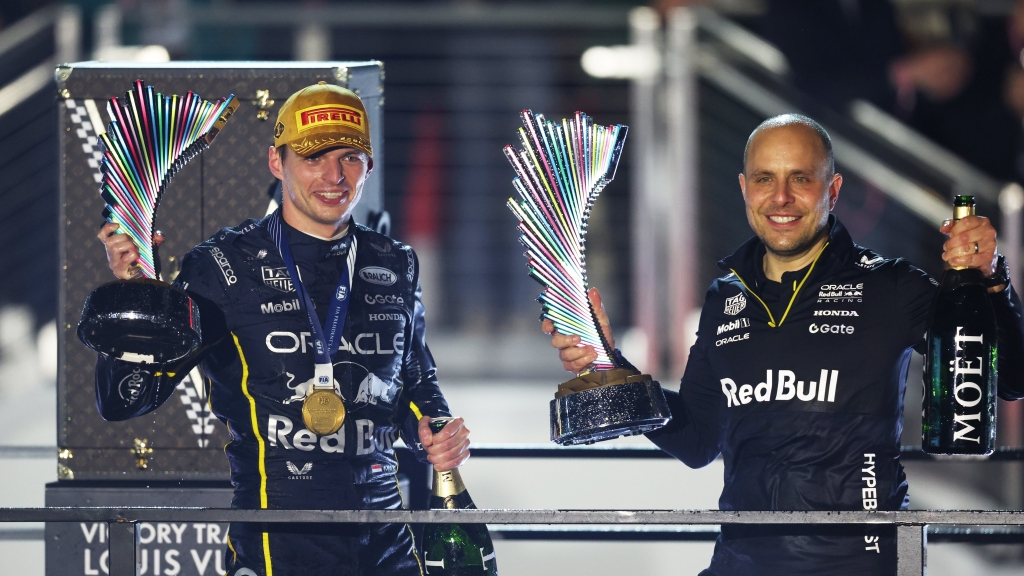 Con el resultado en Las Vegas, Verstappen se encuentra a 24 puntos de la punta del campeonato. Foto: Red Bull
