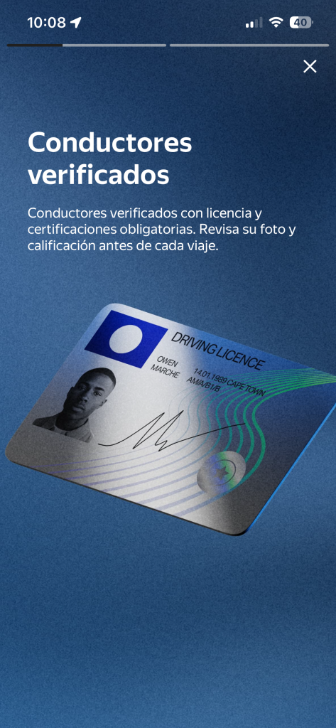 Yango lanza una nueva función de seguridad