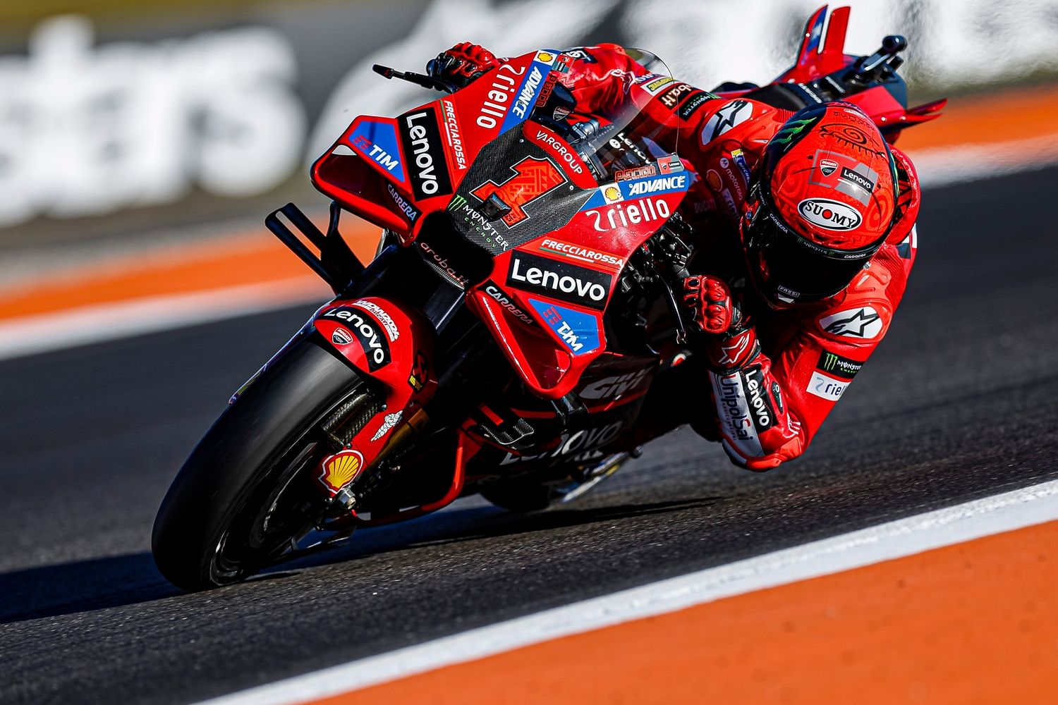 El último ganador del GP de Valencia fue Francesco Bagnaia, en 2023. Foto: Moto GP