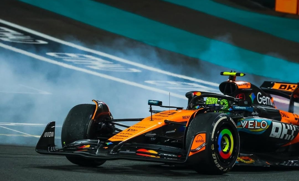 Lando Norris finalizó el Mundial 2 puntos por delante de Verstappen. Foto: DPPI