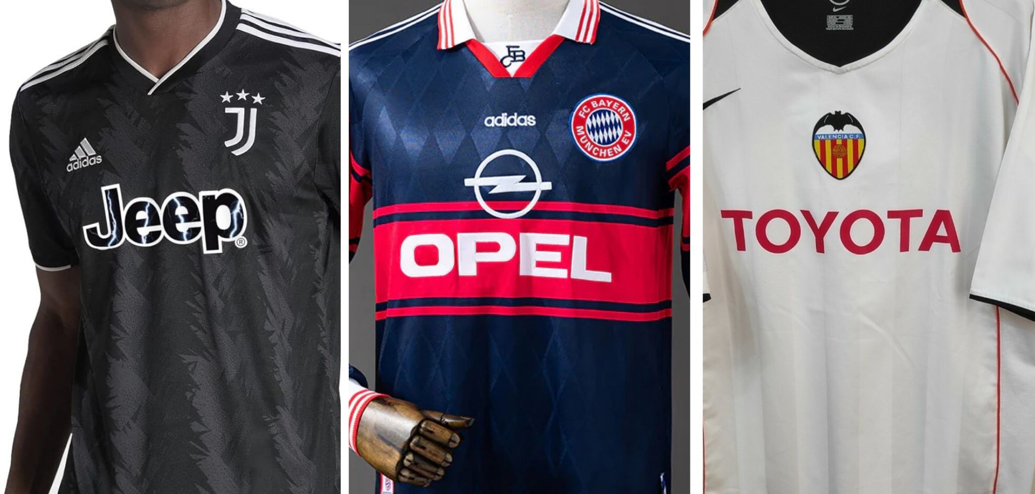 Estas son las camisetas de fútbol con marcas de carros más icónicas