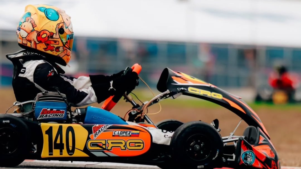 Lorenzo Cooper destacó en la ROK Cup categoría Mini