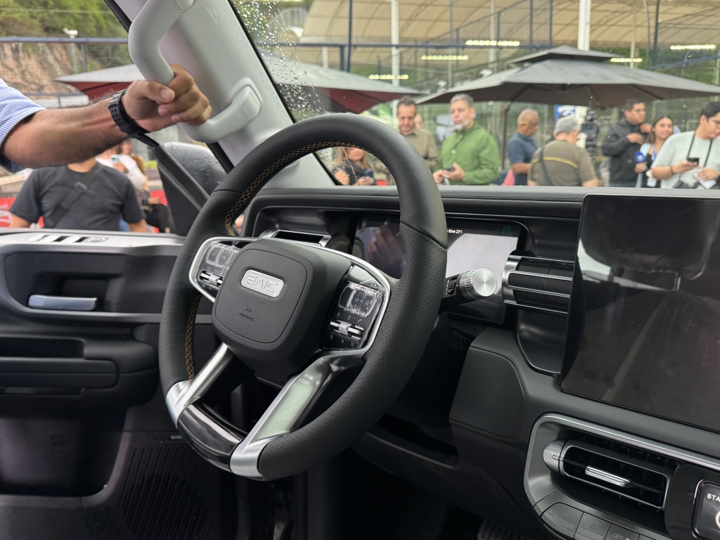 Así se ve el interior de la BAIC BJ40 Pro