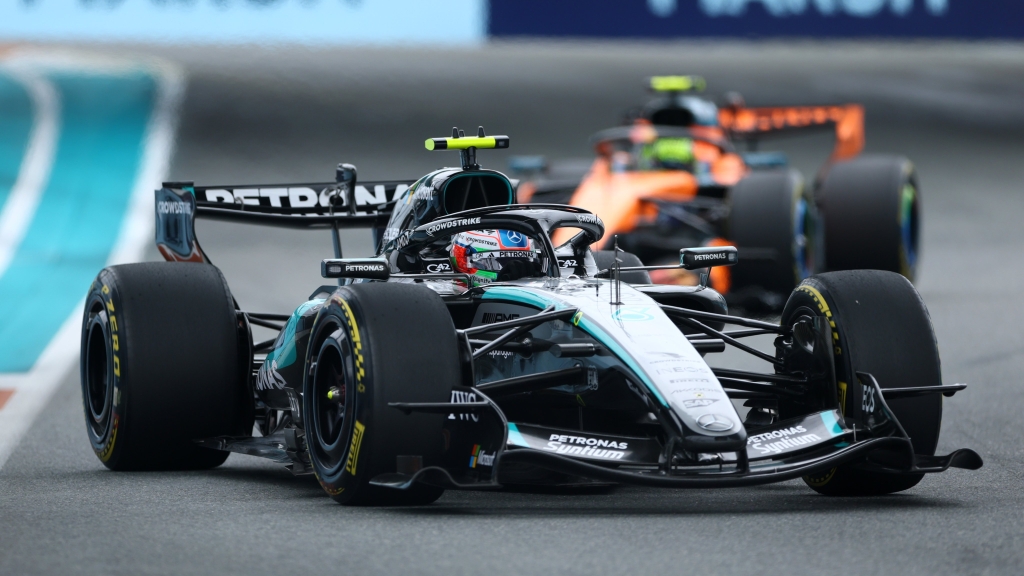 La primera posición de debatió entre Antonelli, Norris y Leclerc. Foto: Mercedes