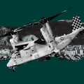 Así es el MV-22B Osprey que sobrevoló Caracas