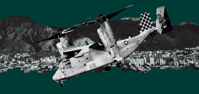 Así es el MV-22B Osprey que sobrevoló Caracas
