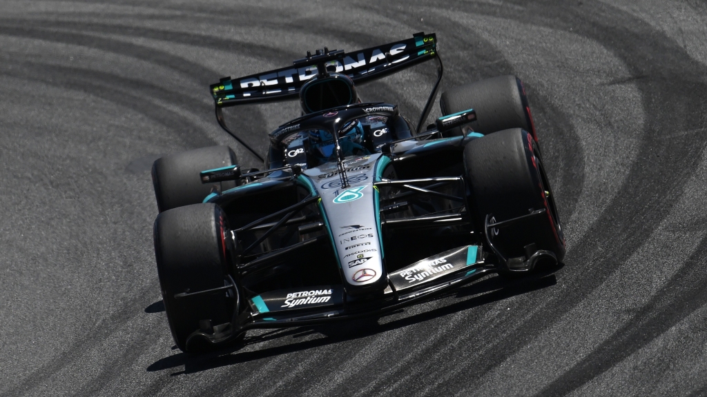 Russell cosechó un 2do puesto mientras que Antonelli se marcó un DNF en Barcelona. Foto. Mercedes